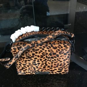 Kendall&Kylie leather leopard bag